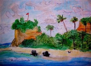 Drawing of Kelafasia, Tonga